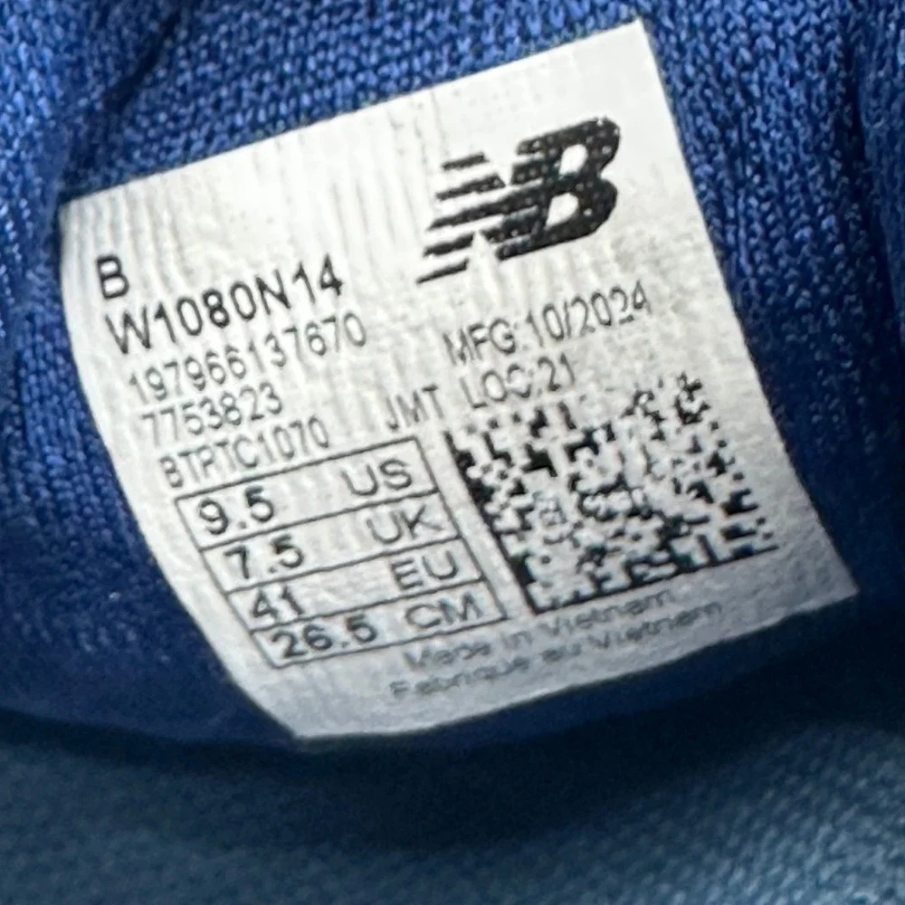 New Balance‎ Fresh Foam X 1080 v14 Blue Pink Running Shoes Womens 9.5 W1080N14